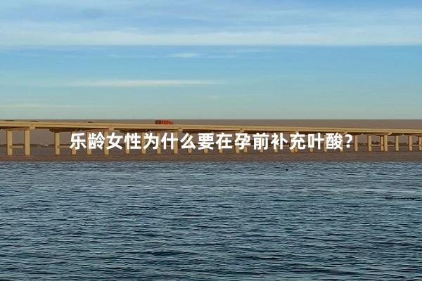 乐龄女性为什么要在孕前补充叶酸？