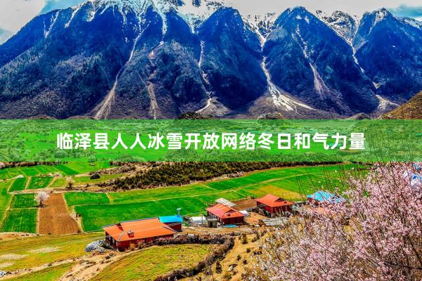 临泽县人人冰雪开放网络冬日和气力量